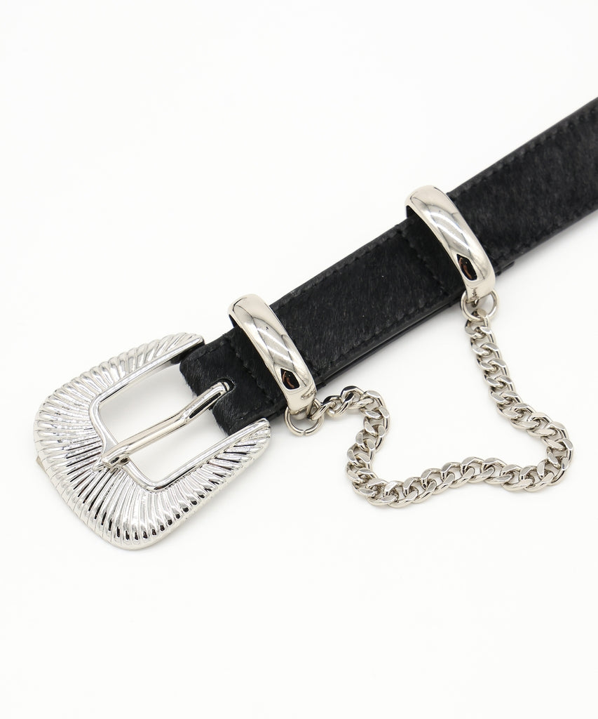 HAIRCALF WESTERN BELT