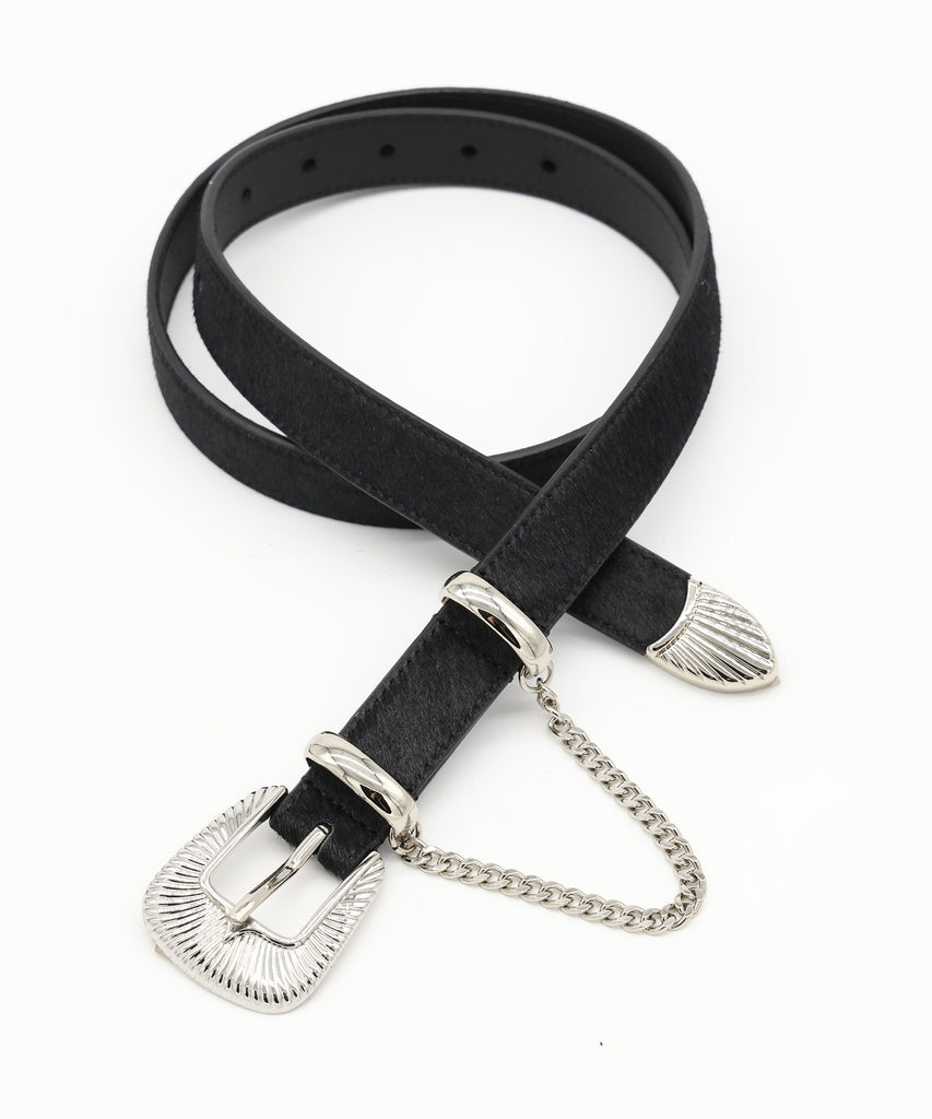 HAIRCALF WESTERN BELT
