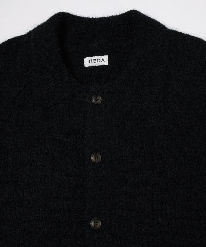 LAYERED MOHAIR KNIT SHIRT