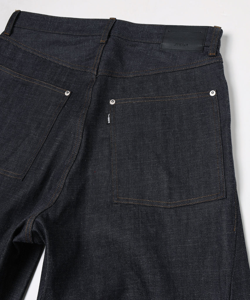 DRAPING DENIM PANTS