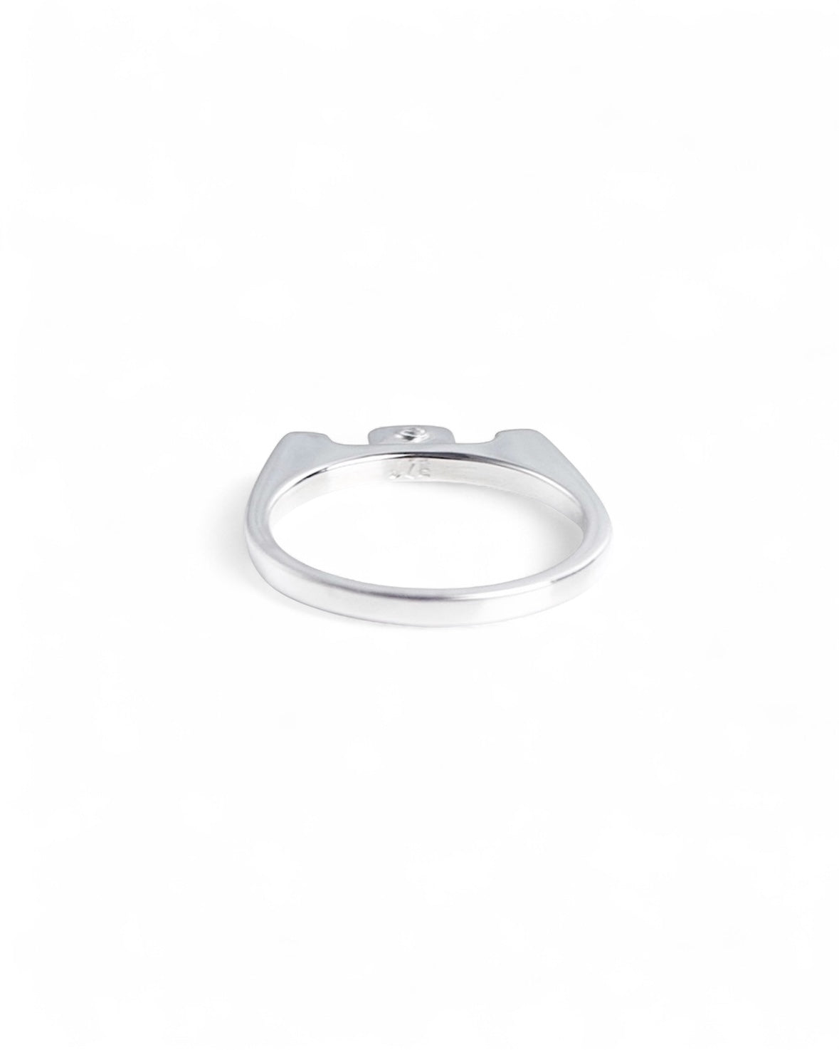 JIEDA×ephemeral  pull tab ring (with daiamond)