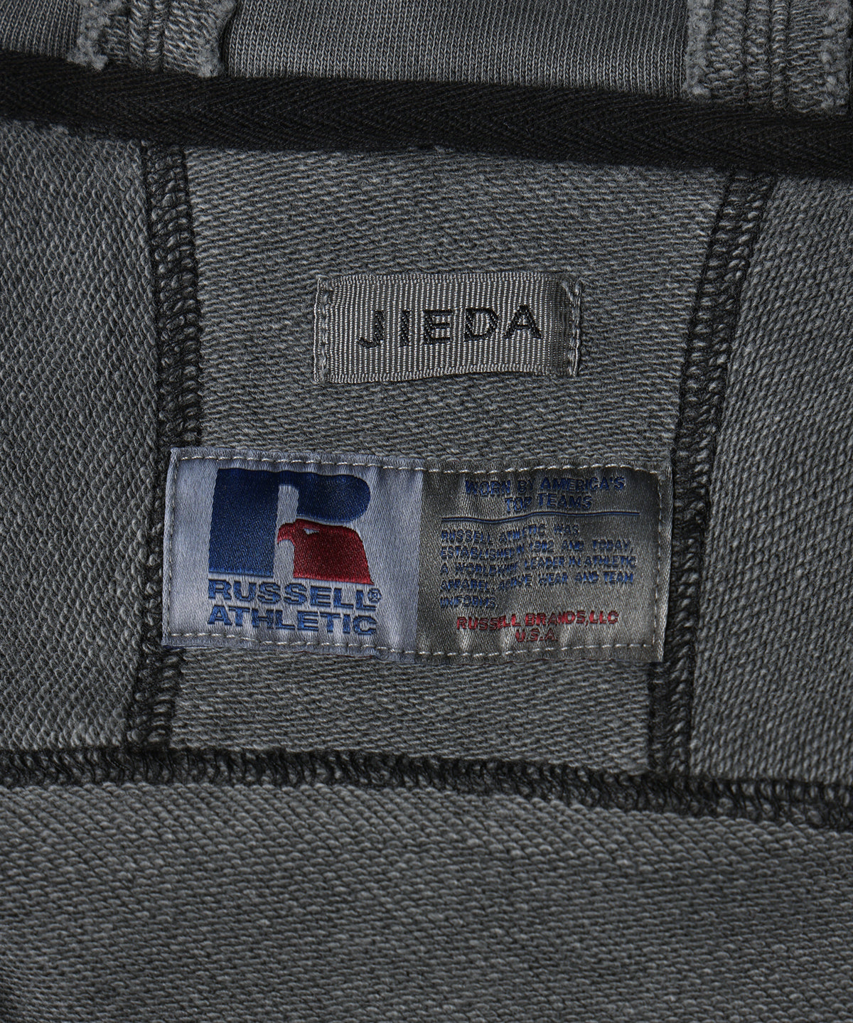 JIEDA × RUSSELL ATHLETIC ZIP HOODIE