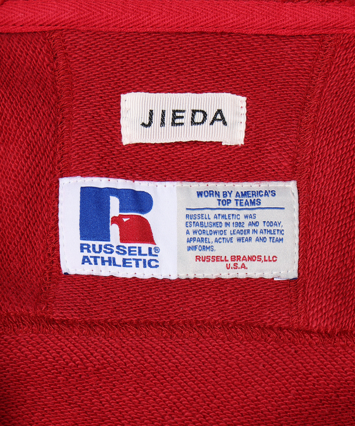 JIEDA × RUSSELL ATHLETIC ZIP HOODIE