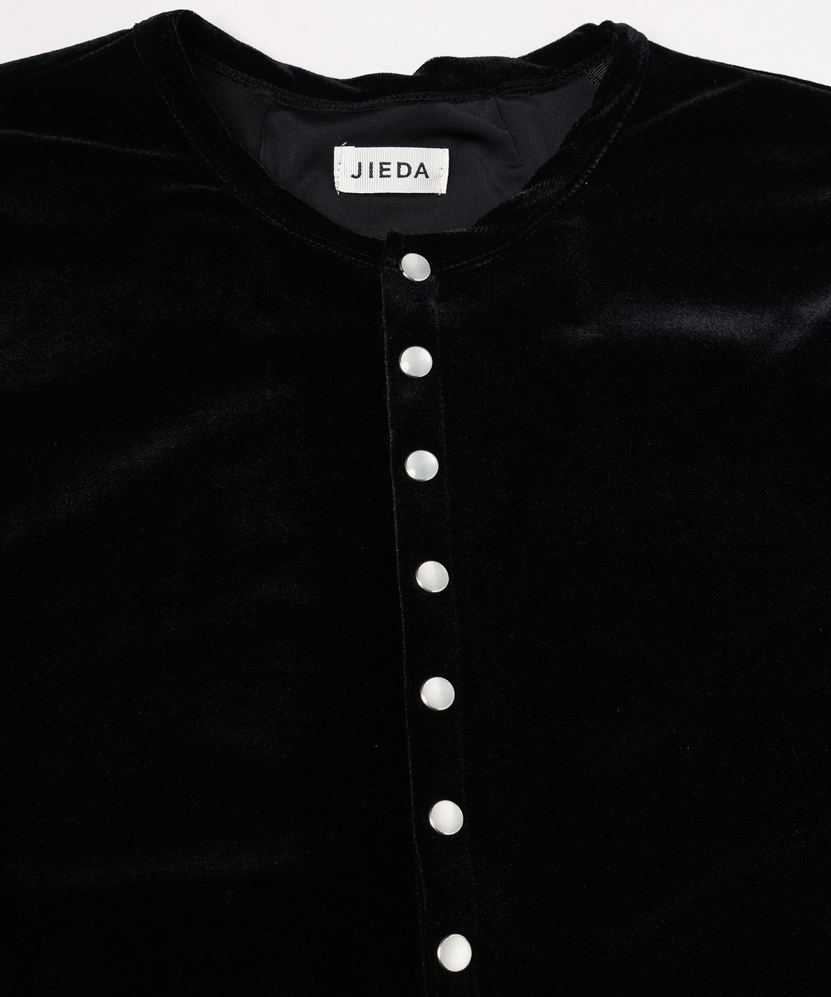 VELOR SNAP CARDIGAN