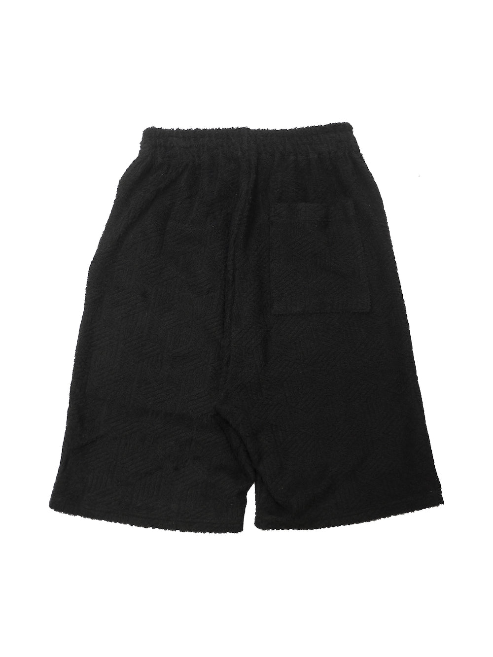GEOMETRIC PILE WIDE SHORTS